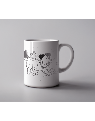 Taza Woofi Huesitos